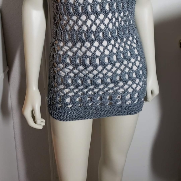 Crochet dress,  bikini cover-up, lace dress - Picture 4 of 4